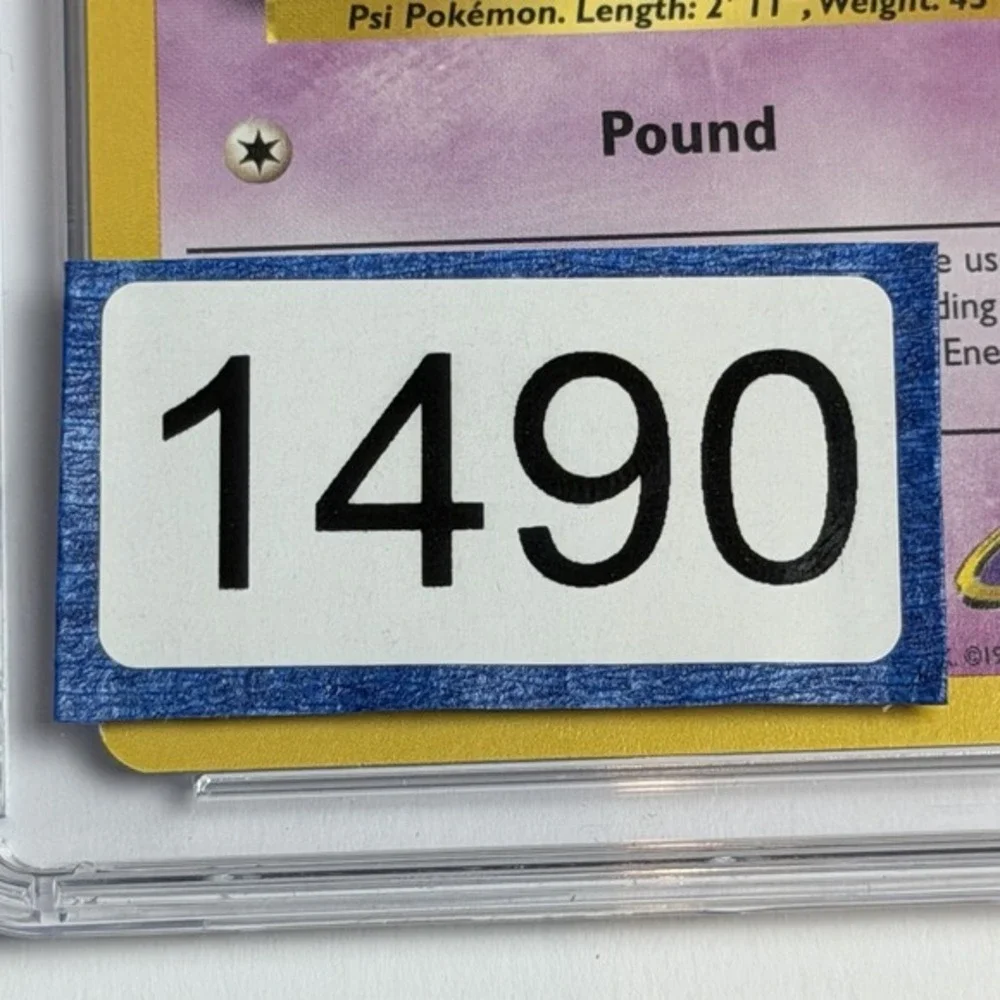 Pokemon Sabrina's Abra Black Star Promo #19 CGC 8.5 NM/Mint+ 2000 Pokemon League